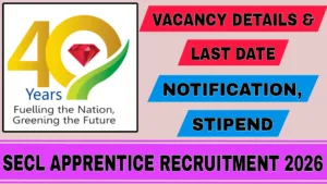 SECL Apprentice Recruitment 2026