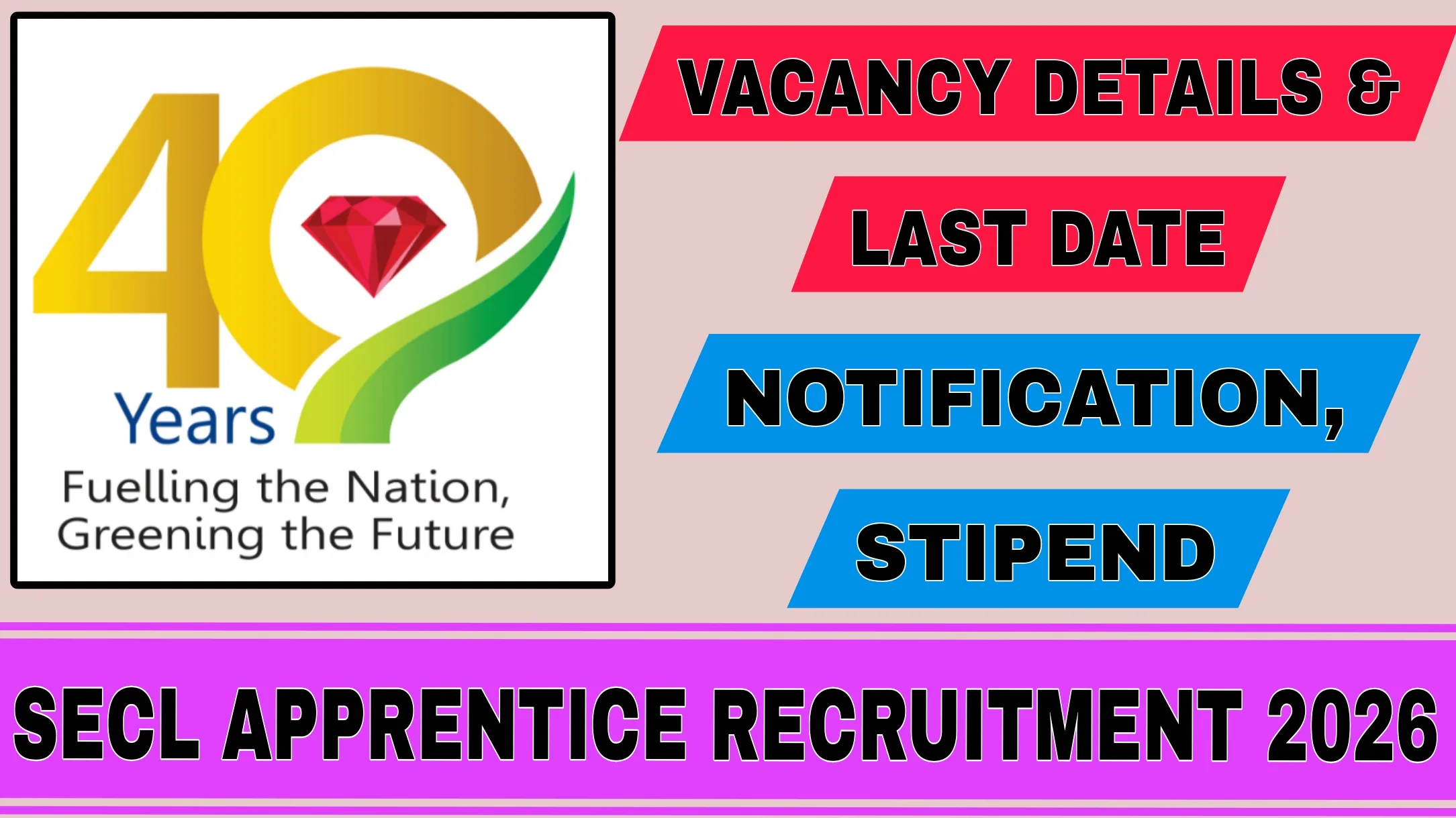 SECL Apprentice Recruitment 2026